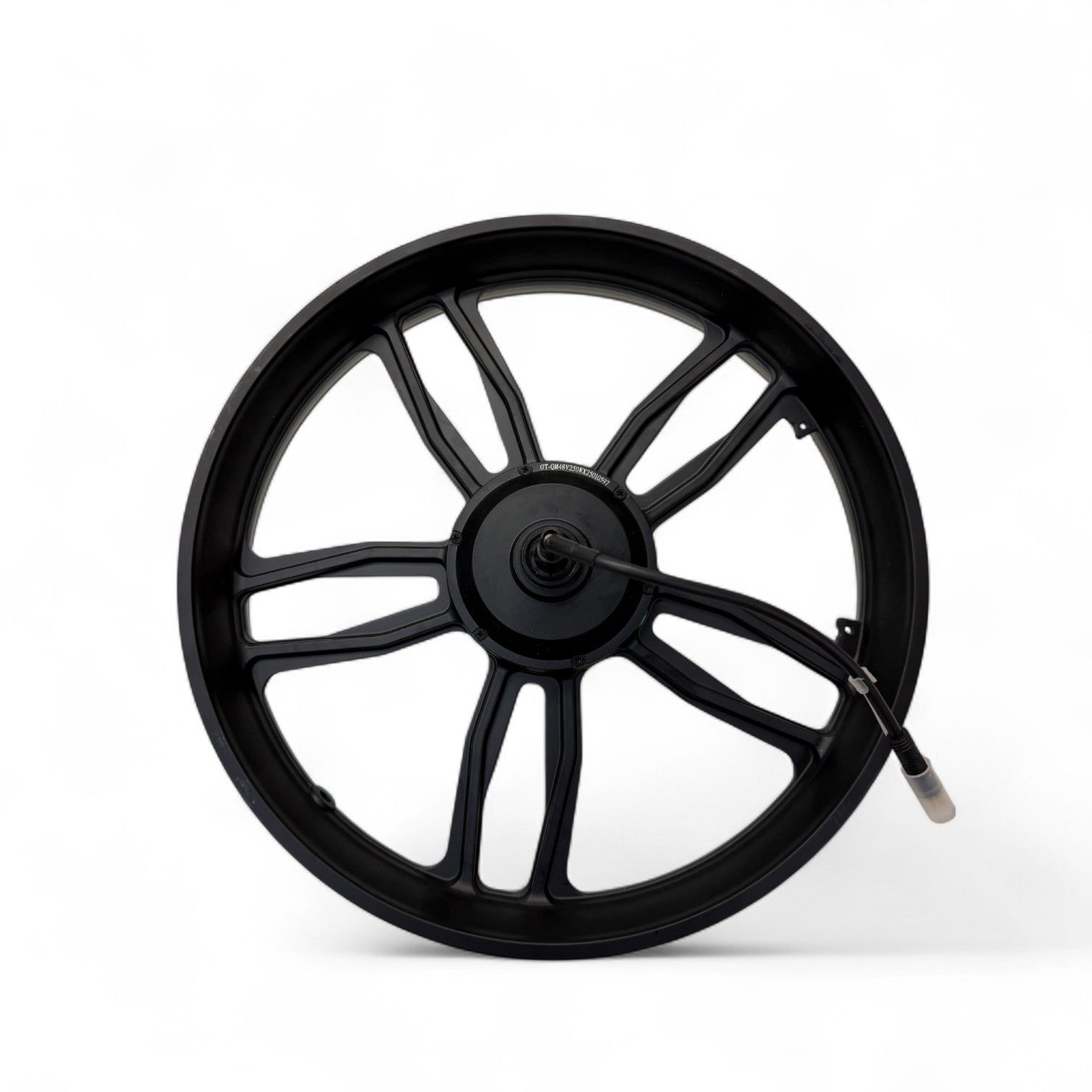 Achtervelg met Motor V20 Fatbike Nieuw Model (250W) Zwarte Kabel aan Rechterzijde - AE-trading