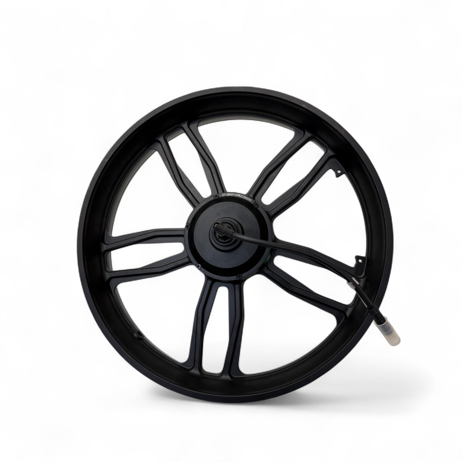 Achtervelg met Motor V20 Fatbike Nieuw Model (250W) Zwarte Kabel aan Rechterzijde - AE-trading