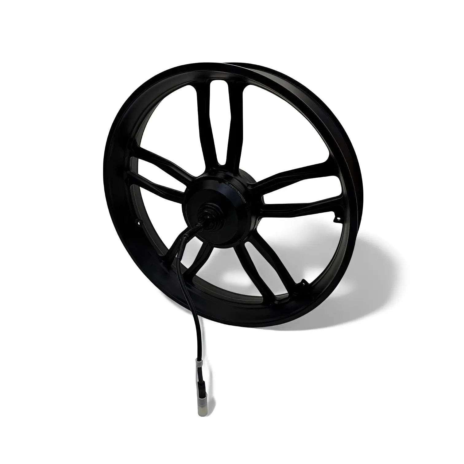 Achtervelg met motor 250W — QmWheel V20/S20 Pro & C28, zwarte kabel - AE-trading