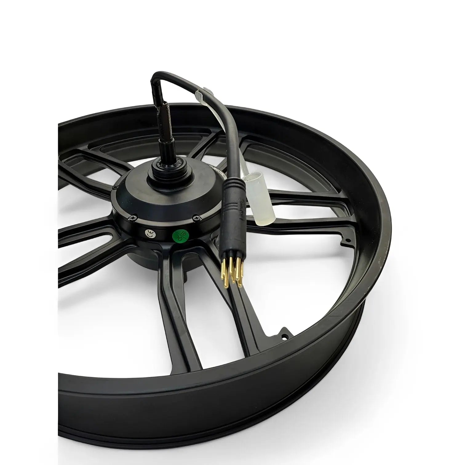 Achtervelg met motor 250W — QmWheel V20/S20 Pro & C28, zwarte kabel - AE-trading