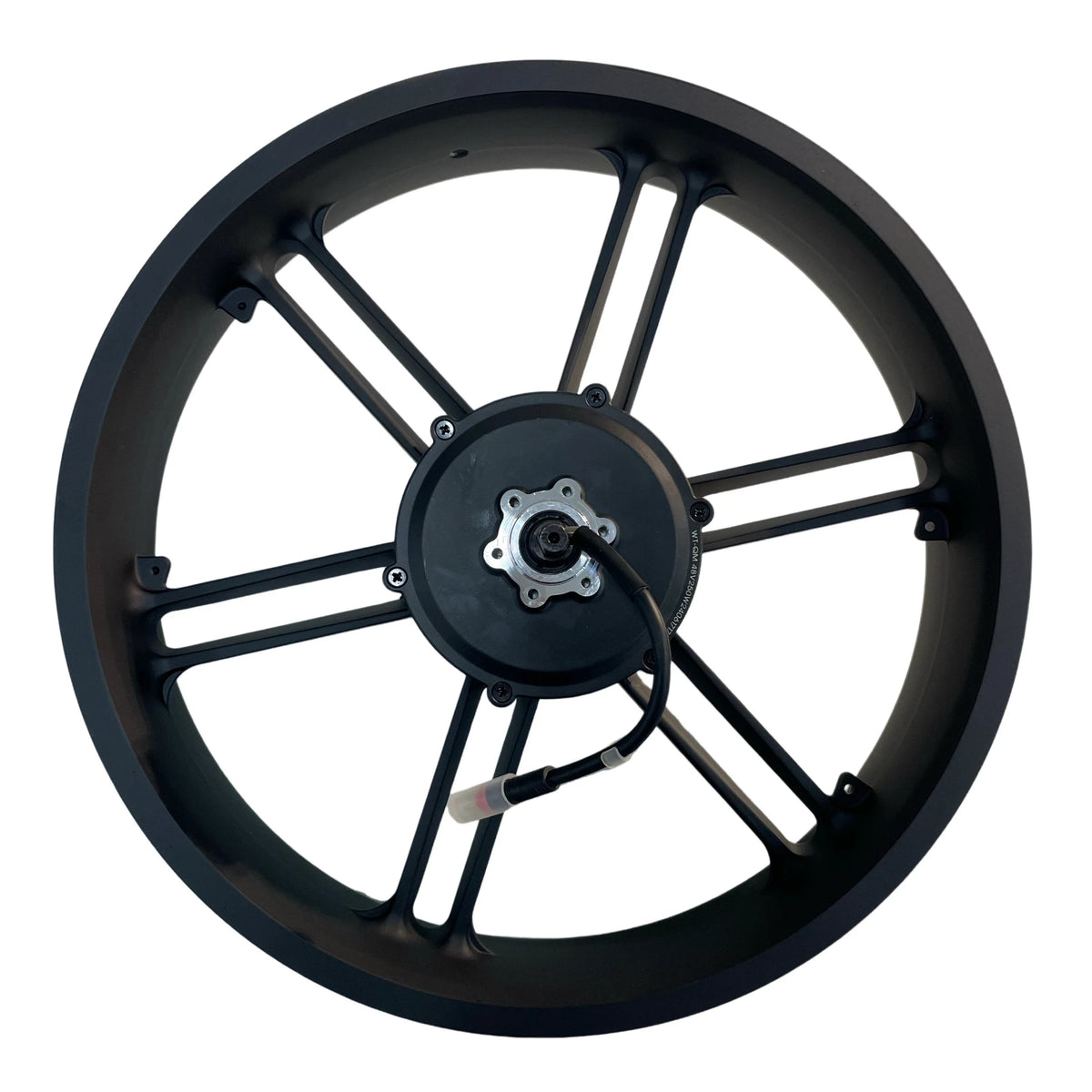 Achtervelg met motor H9 Fatbike 250W Kabel aan Linkerzijde Zwarte kabel - AE-trading