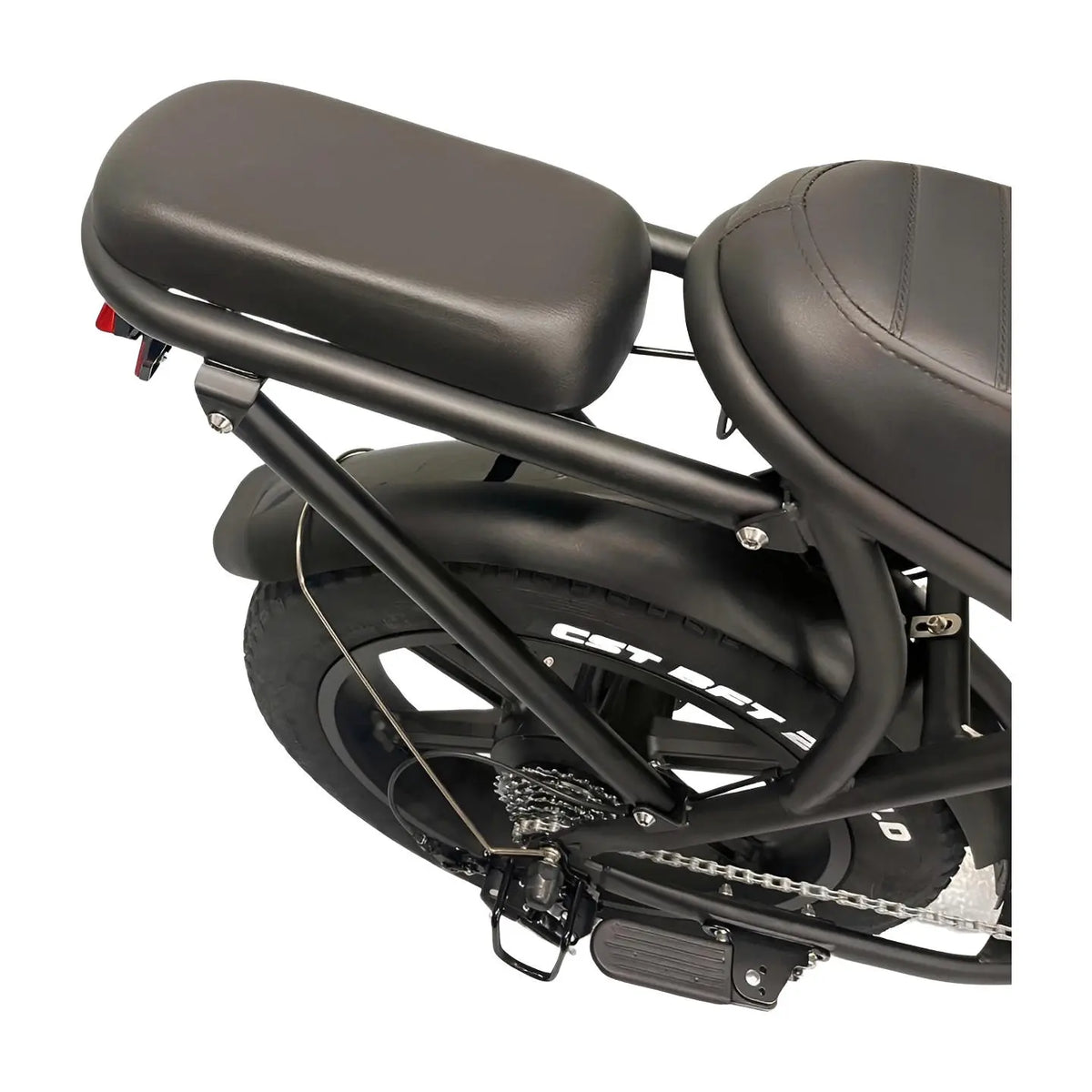 Achterzitje Ouxi V8, C80 Fatbike Zwart Achterrekje Extra Zitje - AE-trading