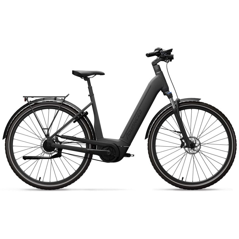 Advanced Ebike Das Original Tour Pro Wave Belt – Graphite Black – Elektrische Fiets – 55 cm – 500Wh accu – Bosch Performance Line 75Nm – Riemaandrijving – Shimano Nexus 5 – Hydraulische schijfremmen - AE-trading