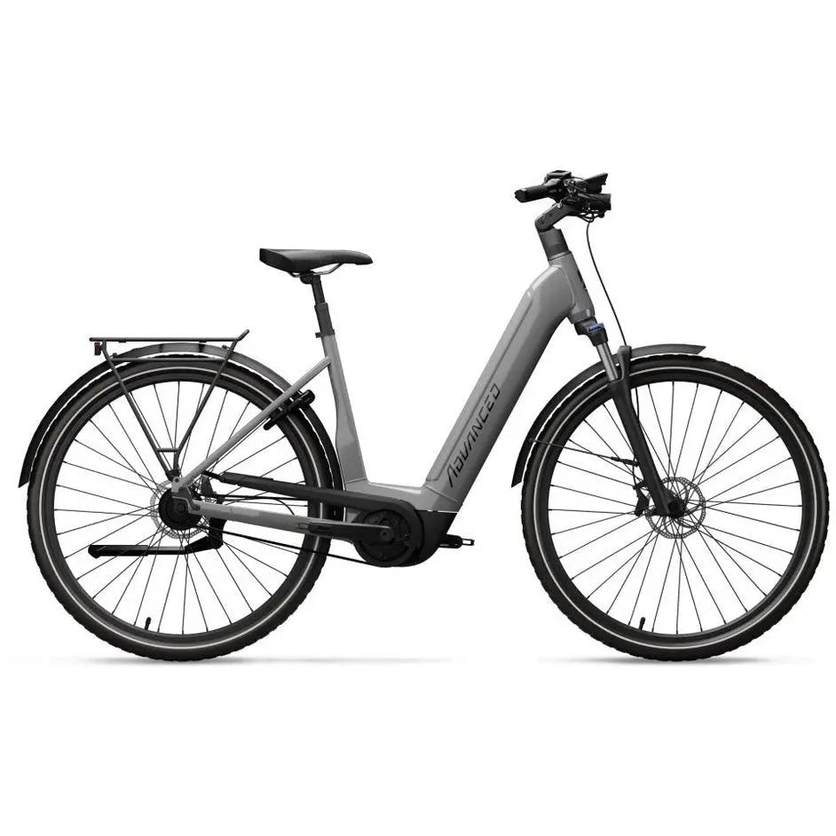 Advanced Ebike Das Original Tour Pro Wave Belt – Stone Grey – Elektrische Fiets – 55 cm – 625Wh accu – Bosch Performance Line 75Nm - AE-trading