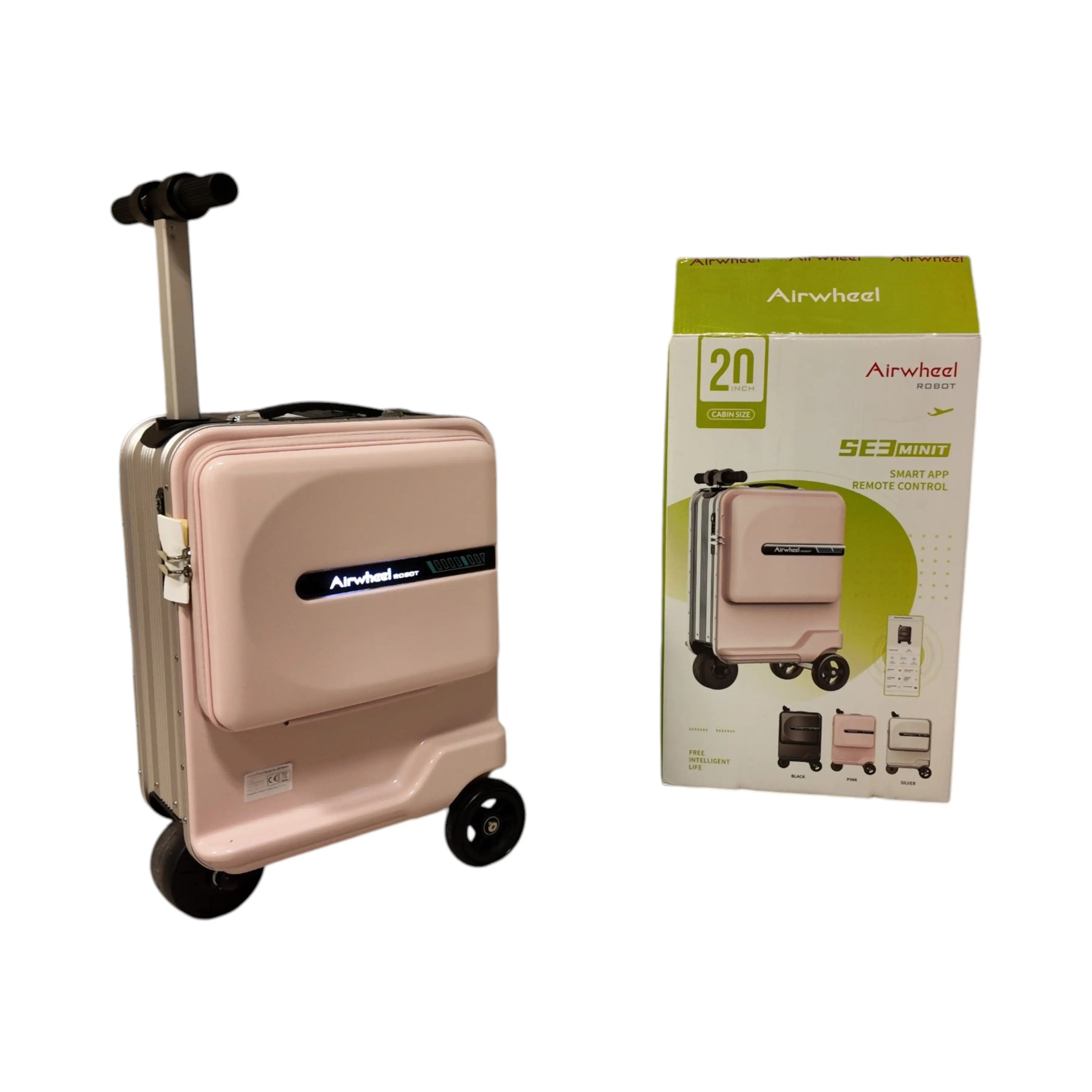 Airwheel SE3 Mini Elektrische Rijdende Koffer – Roze - AE-trading