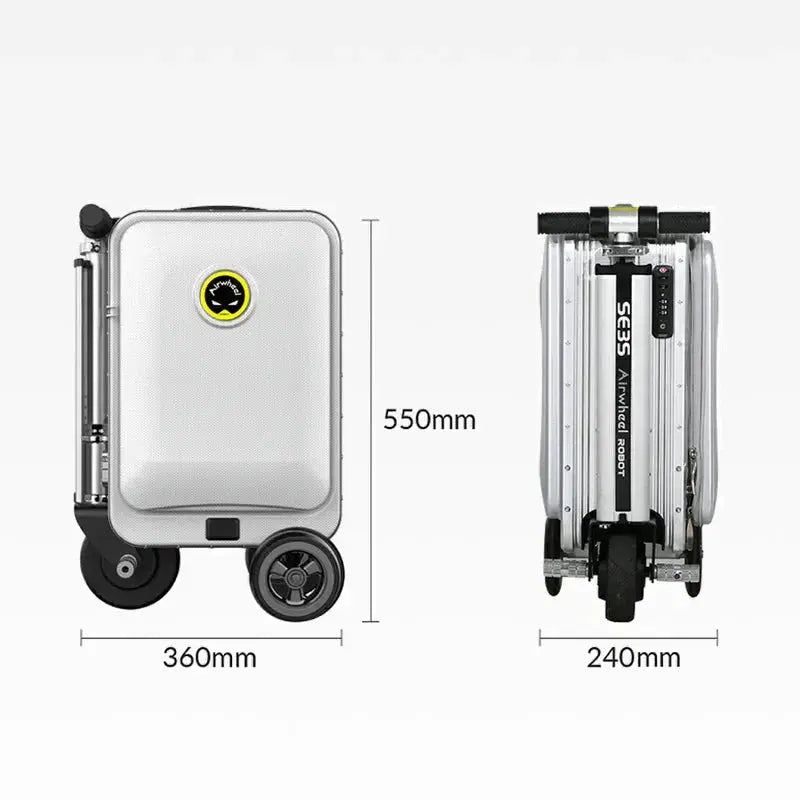 Airwheel SE3 Elektrische Rijdende Koffer – Zilver - AE-trading
