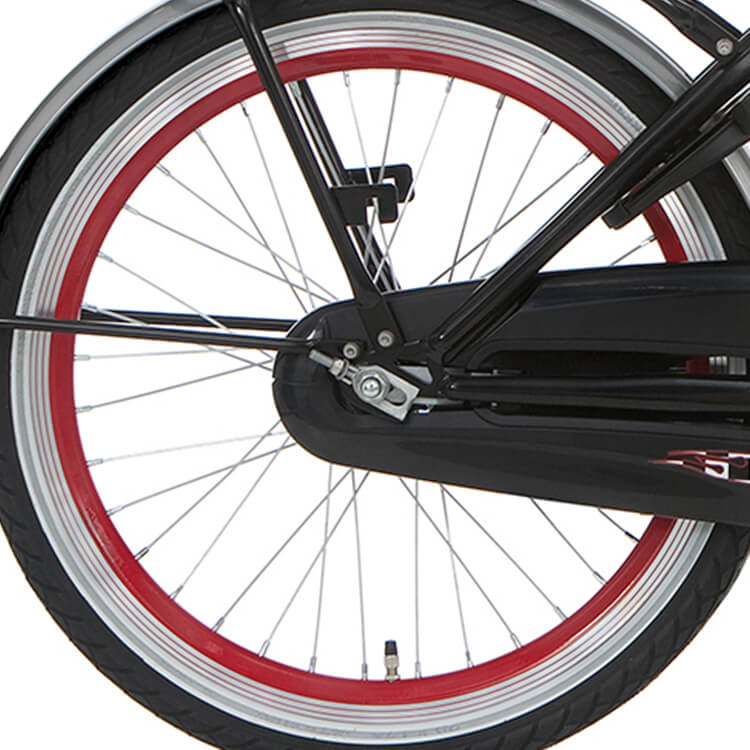 Alpina achterwiel 20 remnaaf J19SG rood zink spk - AE-trading