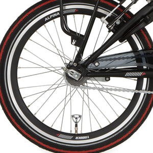 Alpina achterwiel 22 HLQC Yabber zwart zink spk - AE-trading