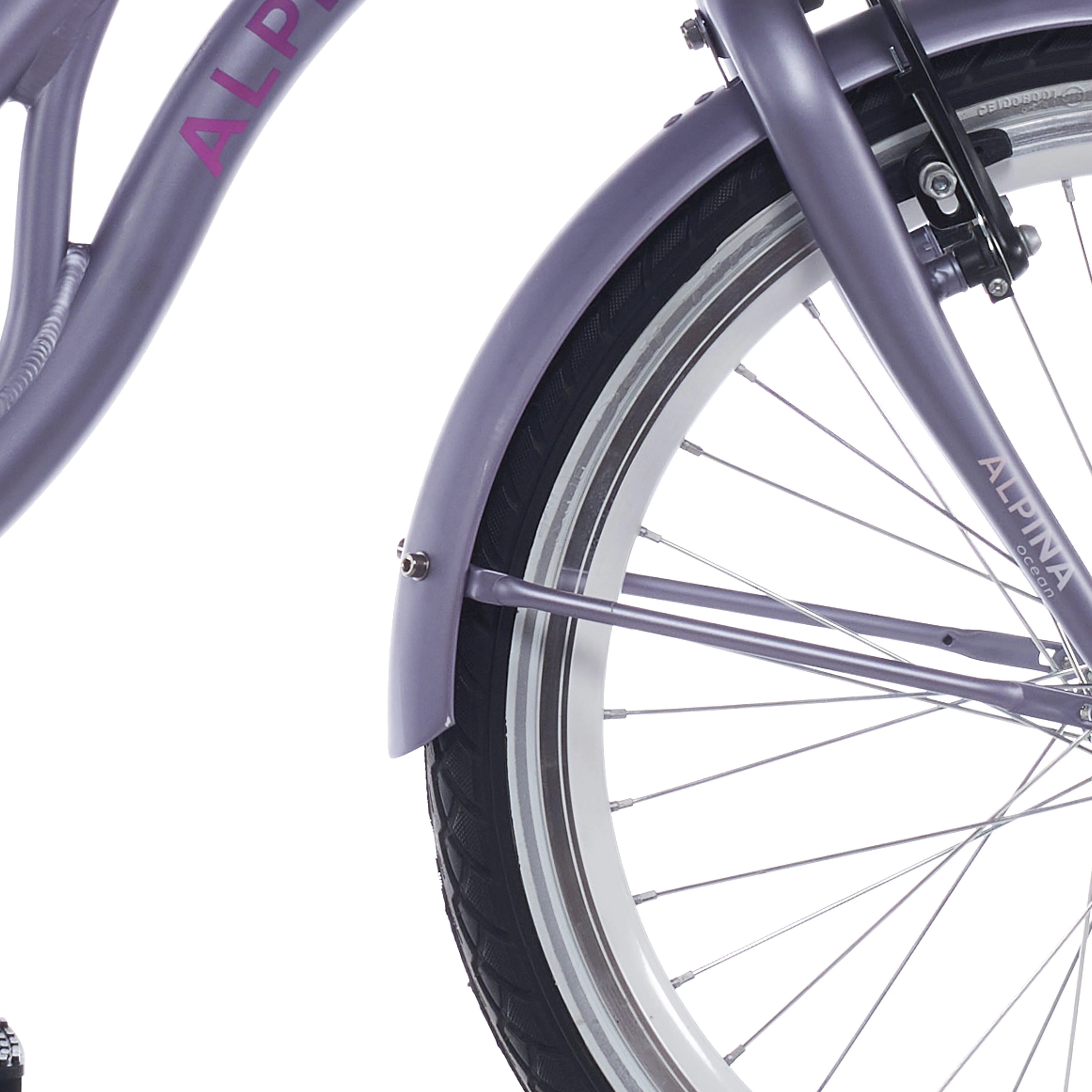 Alpina spatbord set + stang 20 Ocean hazy lavender matt - AE-trading