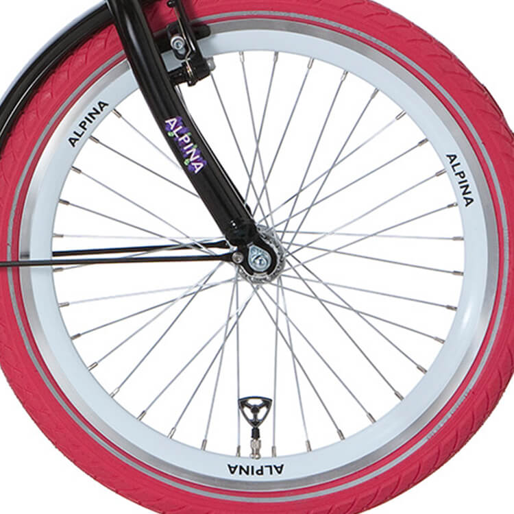 Alpina voorwiel 20 J19DB paars zink spk - AE-trading