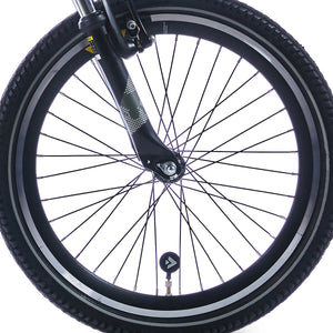 Alpina voorwiel 22 HLQC Trail zwart zw spk - AE-trading