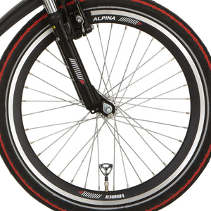 Alpina voorwiel 22 HLQC Yabber zwart zink spk - AE-trading