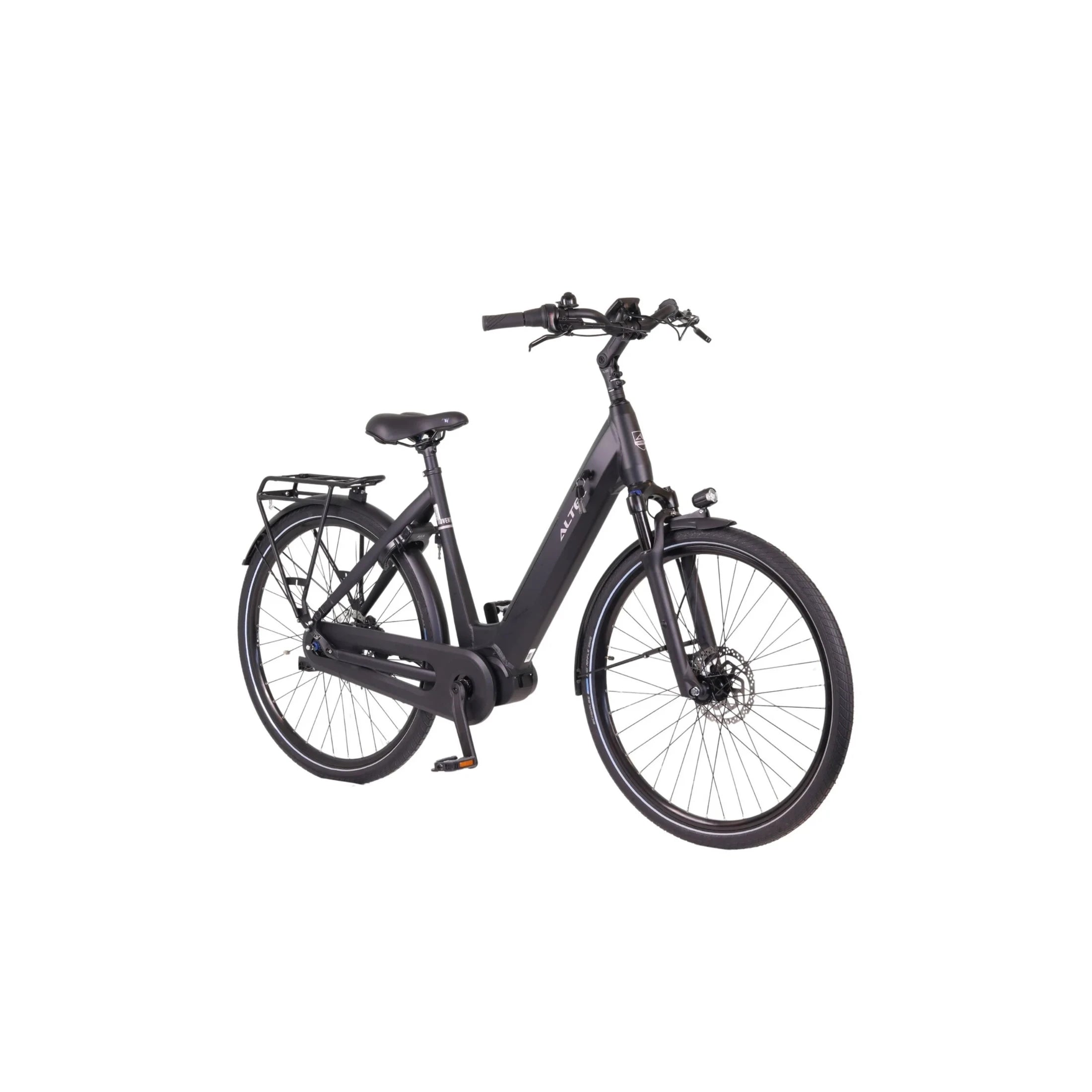 Altec Adventure - Elektrische Fiets - Mat Zwart - 28 inch - Accu 733Wh (19.8Ah) - 250W (100Nm) Ananda Middenmotor - Shimano Nexus 7 Versnellingen - Hydraulische Remmen - AE-trading