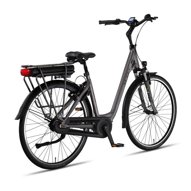 Altec Atlanta Elektrische Fiets 28 inch – 49 cm – 518Wh – Middenmotor 80Nm – Shimano Nexus 7 – Rijks Bruin – V-brakes – Elektrische Stadsfiets