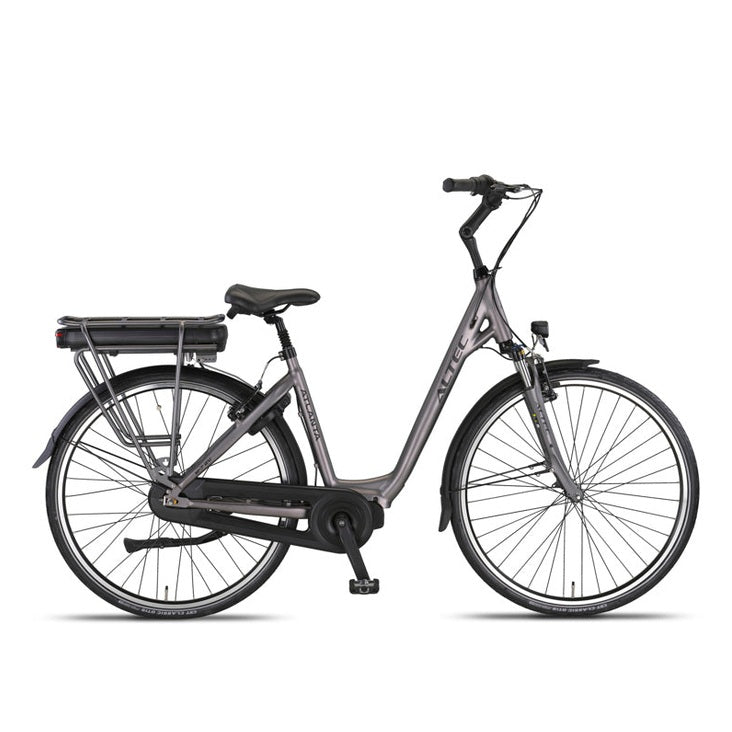 Altec Atlanta Elektrische Fiets 28 inch – 49 cm – 518Wh – Middenmotor 80Nm – Shimano Nexus 7 – Rijks Bruin – V-brakes – Elektrische Stadsfiets