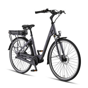 Altec Atlanta Elektrische Fiets 28 inch – 49 cm – 518Wh – Middenmotor 80Nm – Shimano Nexus 7 – Stain Silver – Hydraulische Schijfremmen - AE-trading