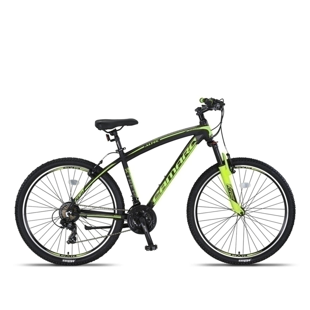 Altec Camaro Mountainbike 27,5 Inch 2D - Black/Lime - Jongensfiets - AE-trading