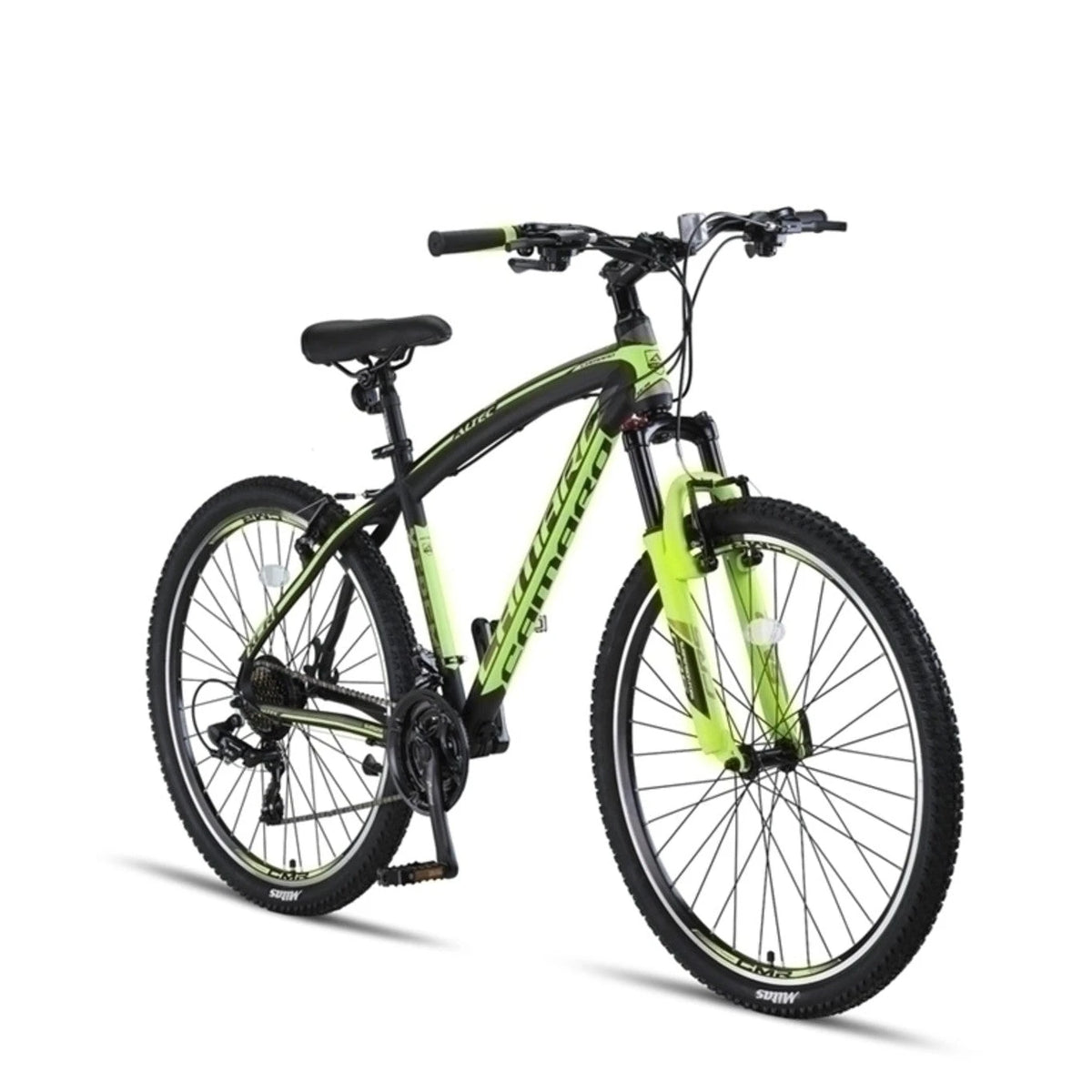 Altec Camaro Mountainbike 27,5 Inch 2D - Black/Lime - Jongensfiets - AE-trading