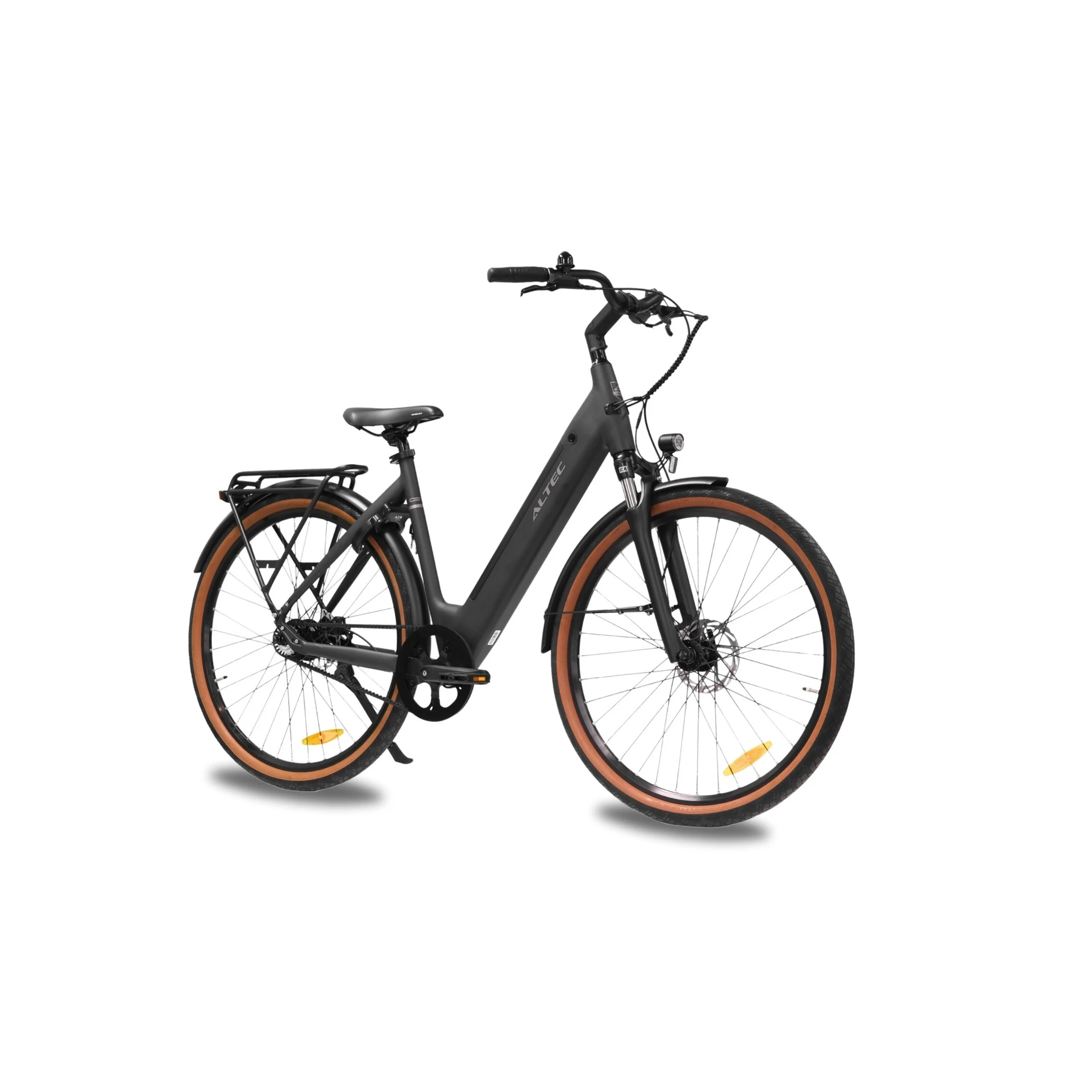 Altec Cento - Elektrische Fiets - Mat Zwart - Belt Drive - 28 inch - 48 cm - Accu 522Wh (36V, 14.5Ah) - Mivice Achterwielmotor - Hydraulische Remmen - AE-trading