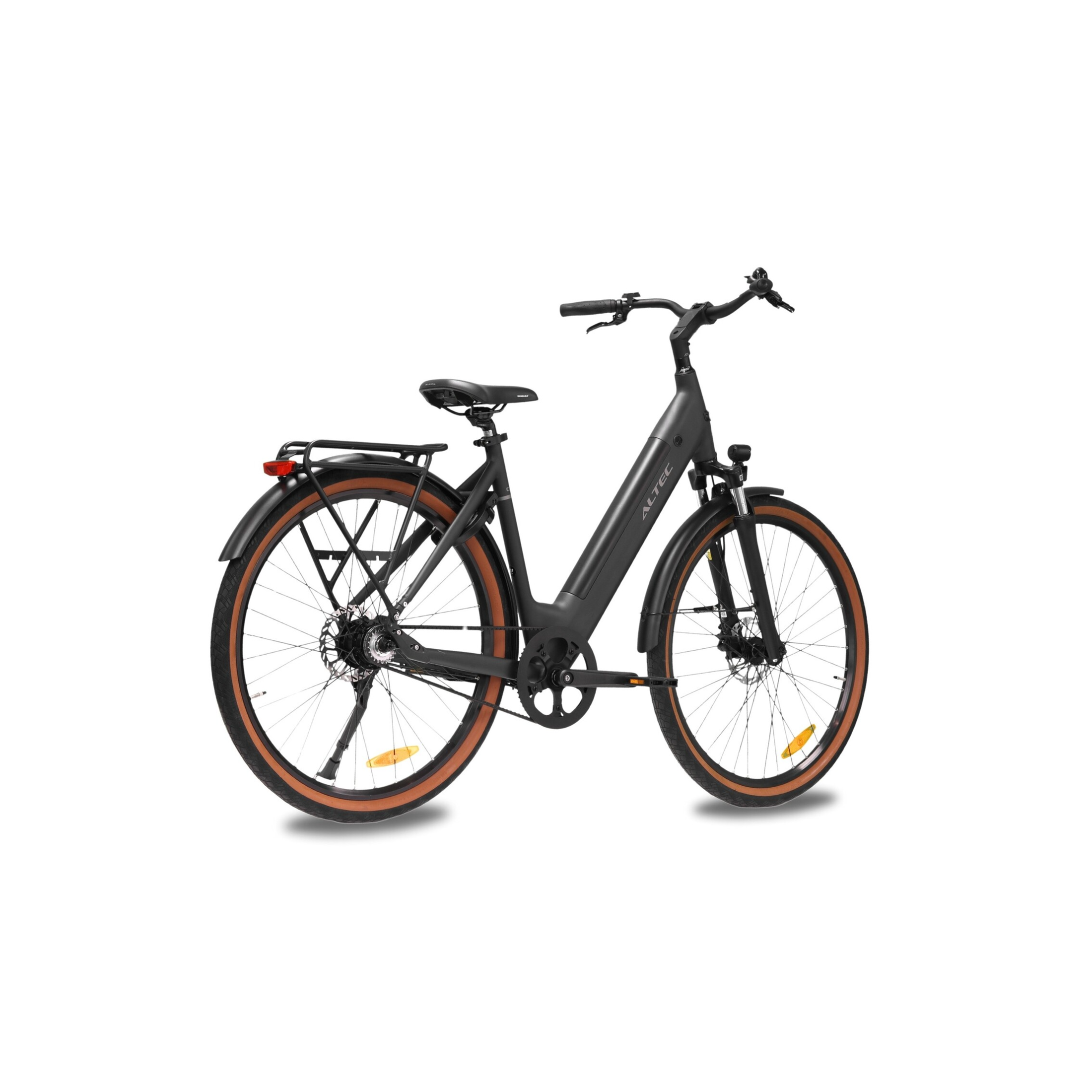 Altec Cento - Elektrische Fiets - Mat Zwart - Belt Drive - 28 inch - 48 cm - Accu 522Wh (36V, 14.5Ah) - Mivice Achterwielmotor - Hydraulische Remmen - AE-trading