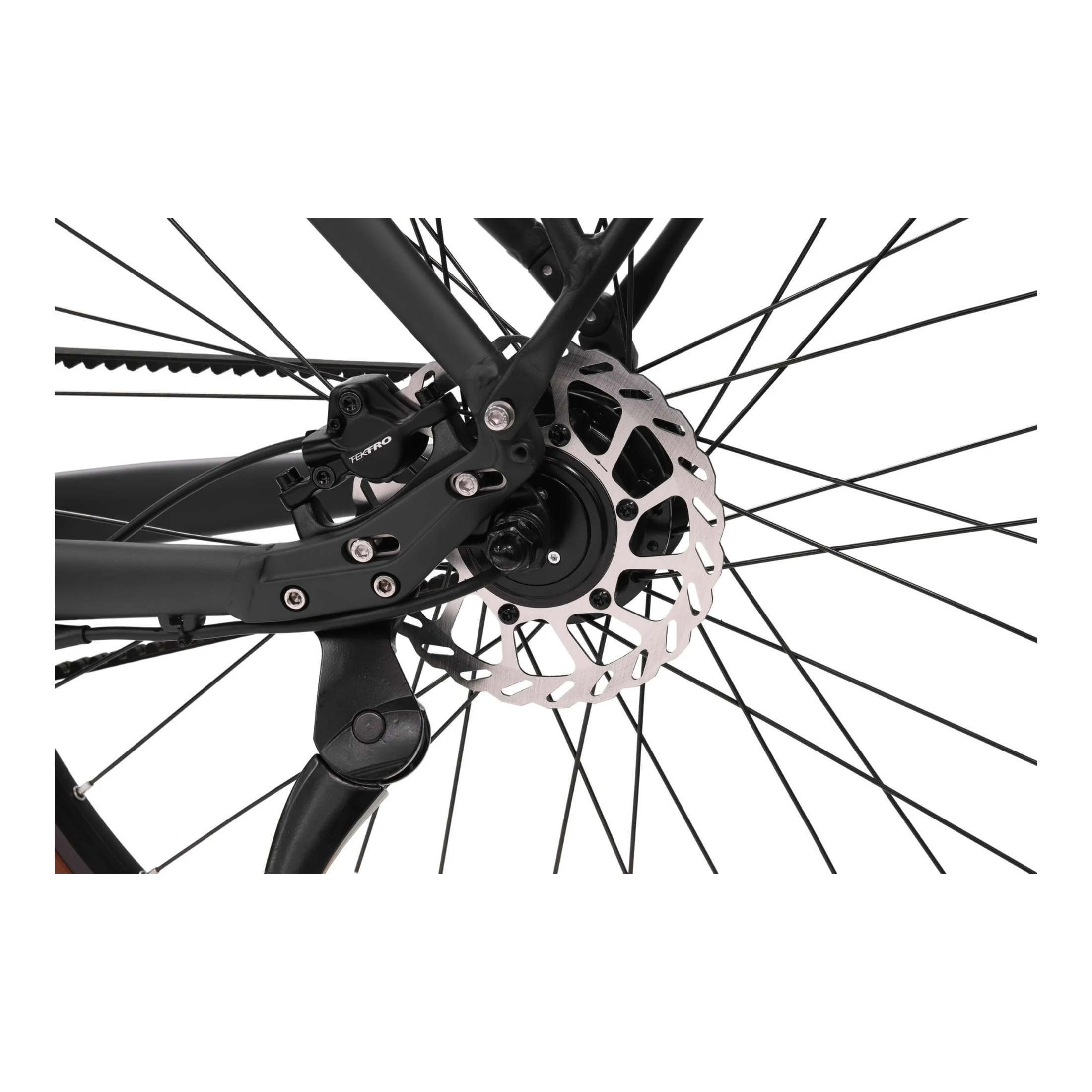 Altec Cento - Elektrische Fiets - Mat Zwart - Belt Drive - 28 inch - 48 cm - Accu 522Wh (36V, 14.5Ah) - Mivice Achterwielmotor - Hydraulische Remmen - AE-trading