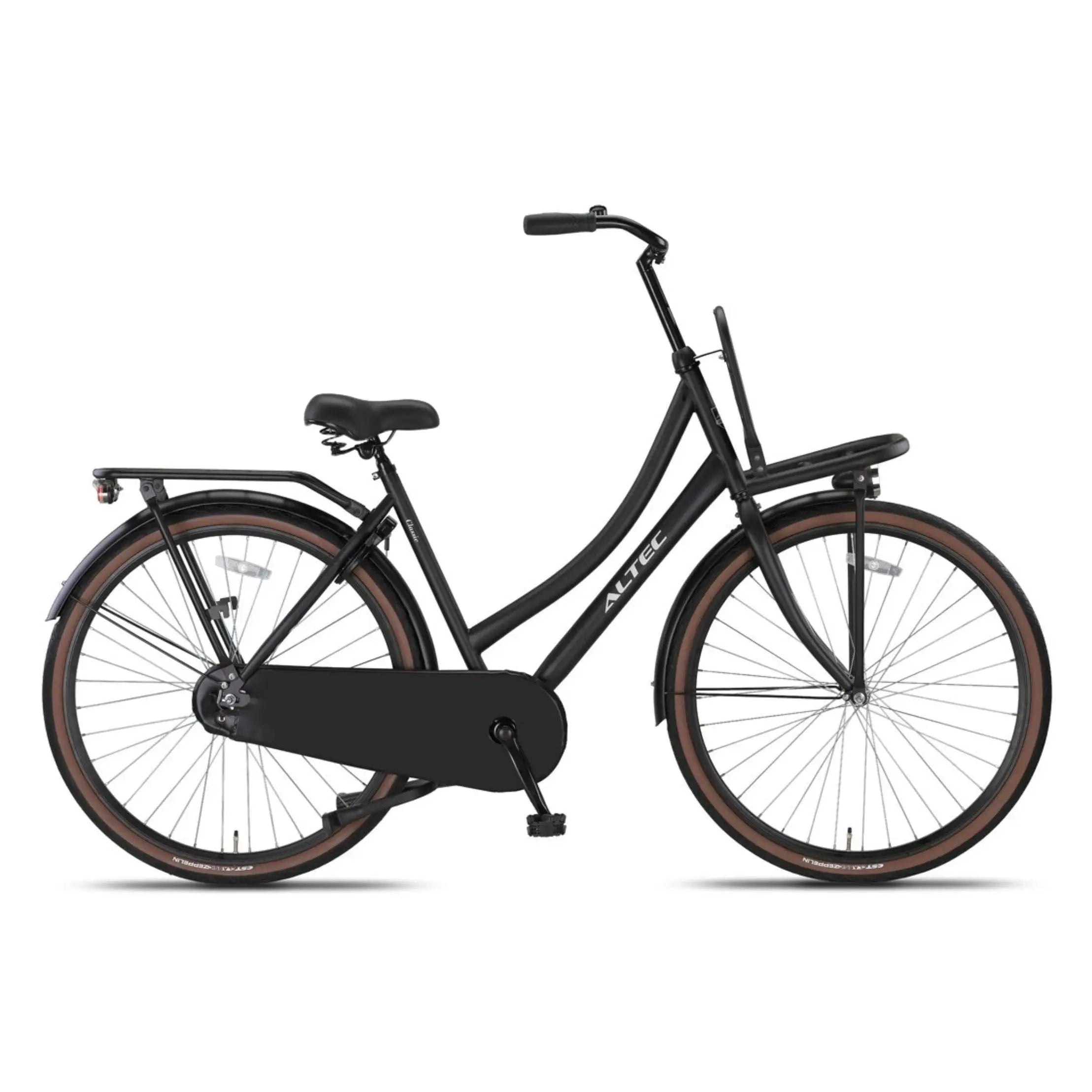 Altec Classic 28 inch - 53cm - Mat Zwart - Damesfiets - AE-trading