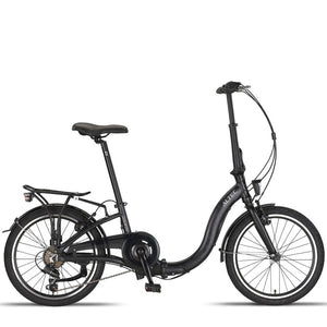 Altec Comfort 20 inch - Mat Zwart - Vouwfiets - AE-trading