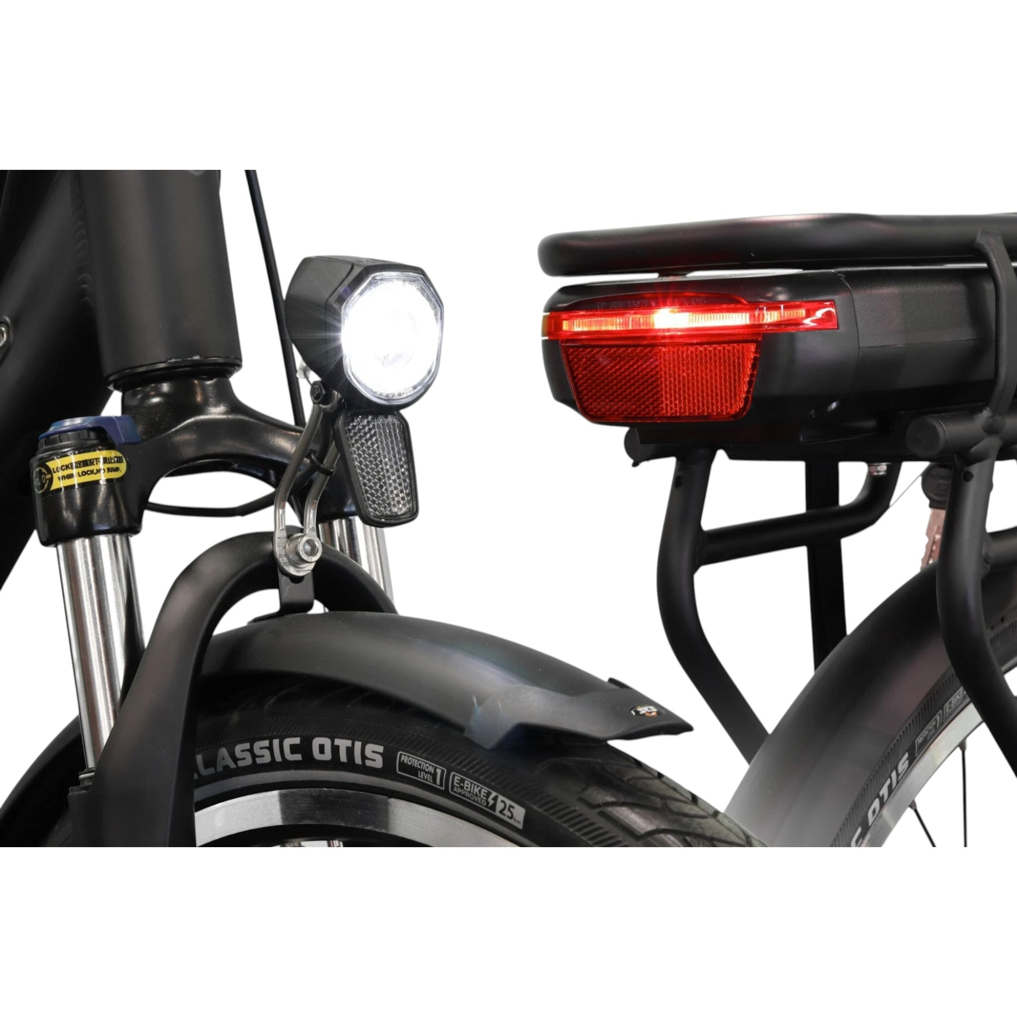 Altec Delta - Elektrische Fiets - Mat Zwart - 28 inch - 49 cm - Accu 518Wh 37V, 14Ah - 80Nm Ananda Middenmotor - Shimano Nexus 7 Versnellingen - Rollerbrakes