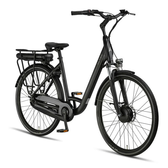 Altec Diamond Elektrische Fiets - 28 inch – 53 cm – 250W (42Nm) Voorwielmotor – Accu 468Wh (36V, 13Ah) – Shimano Nexus 7 – Hydraulische Remmen – Mat Zwart - AE-trading