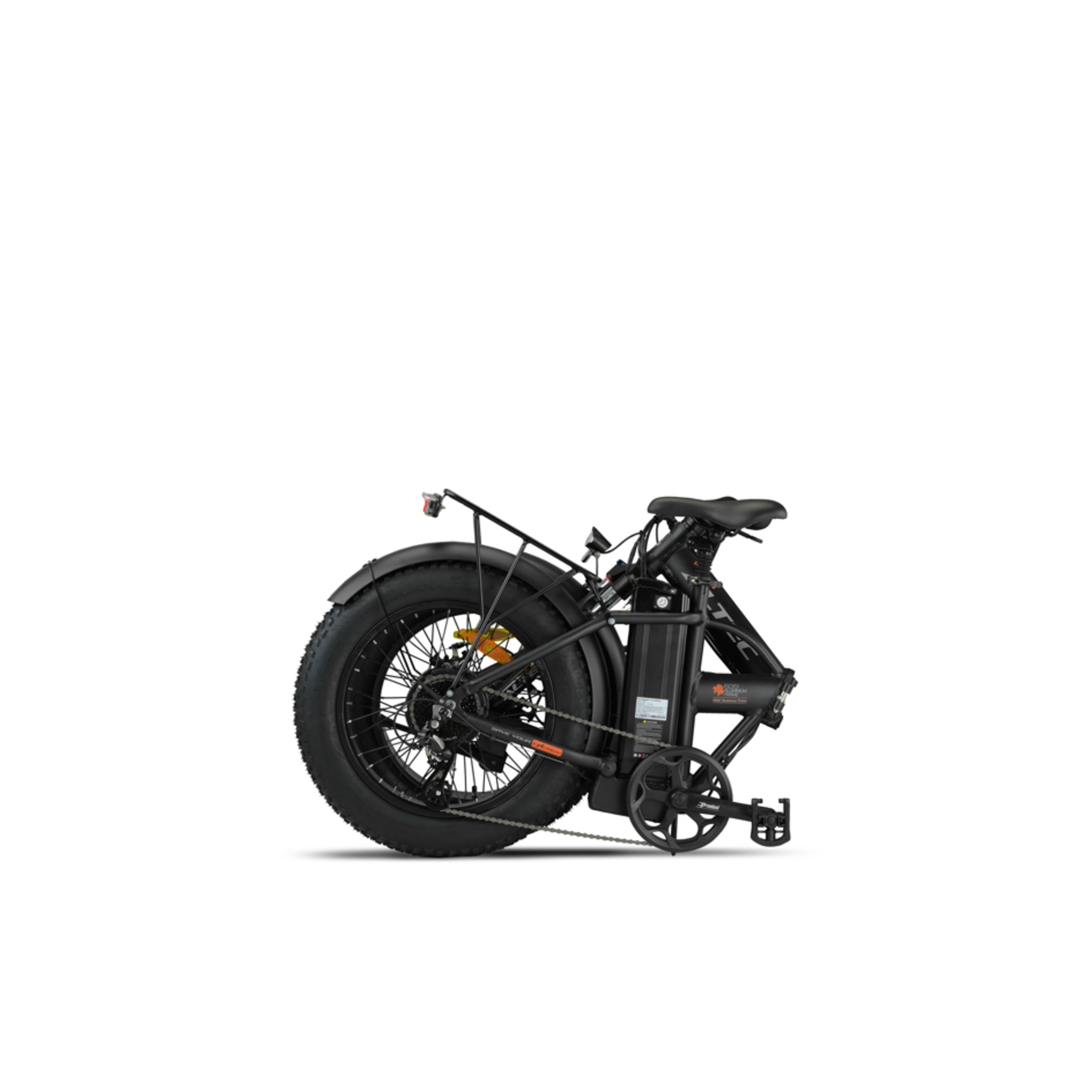 Altec Focus - Elektrische Vouwfiets - Mat Zwart - 20 inch - Accu 468Wh 36V, 13 Ah - 250W 60Nm Achterwielmotor - Shimano 8 Versnellingen