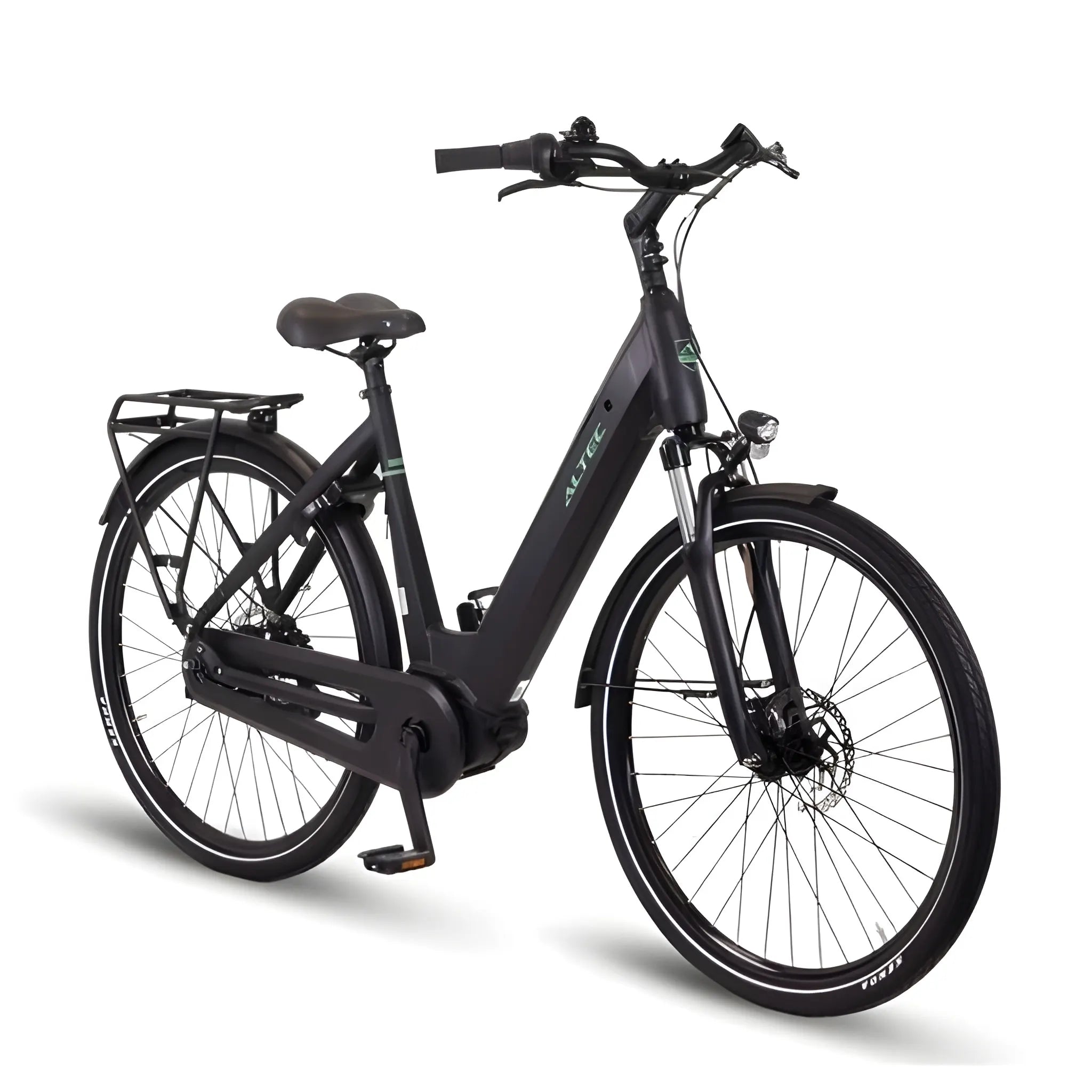 Altec Impact Elektrische Fiets 28 inch – 53 cm – Mat Zwart – Middenmotor – Hydraulische Schijfremmen – Shimano Nexus 7 – 550Wh accu - AE-trading