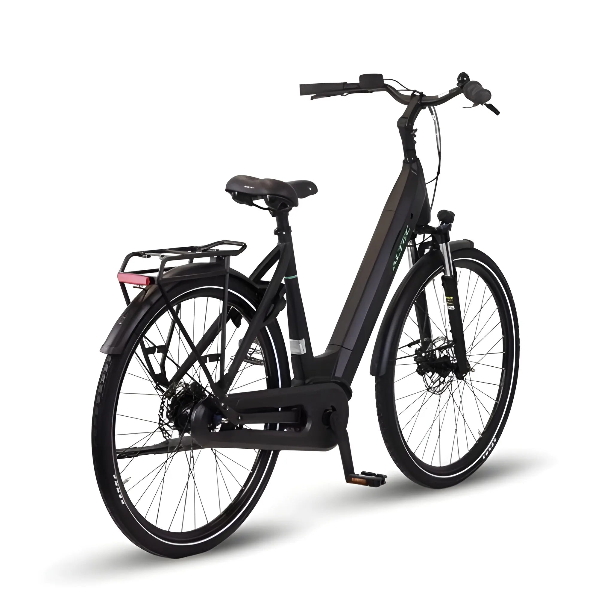 Altec Impact Elektrische Fiets 28 inch – 53 cm – Mat Zwart – Middenmotor – Hydraulische Schijfremmen – Shimano Nexus 7 – 550Wh accu - AE-trading