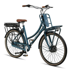 Altec Kratos Elektrische Fiets 28 inch – 53 cm – Voorwielmotor – 468Wh – Shimano Nexus 7 – Hydraulische Schijfremmen – Night Blue - AE-trading
