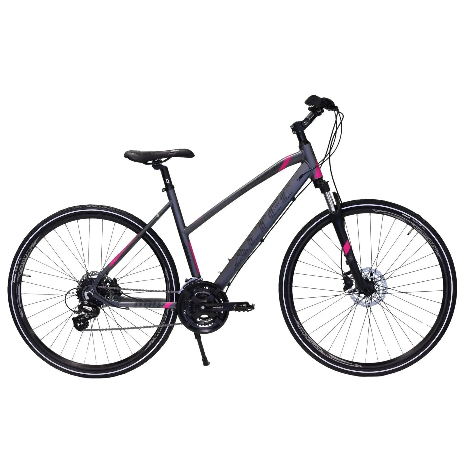 Altec Legarda Trekking LSM HYD - Antraciet/Pink - Damesfiets - AE-trading