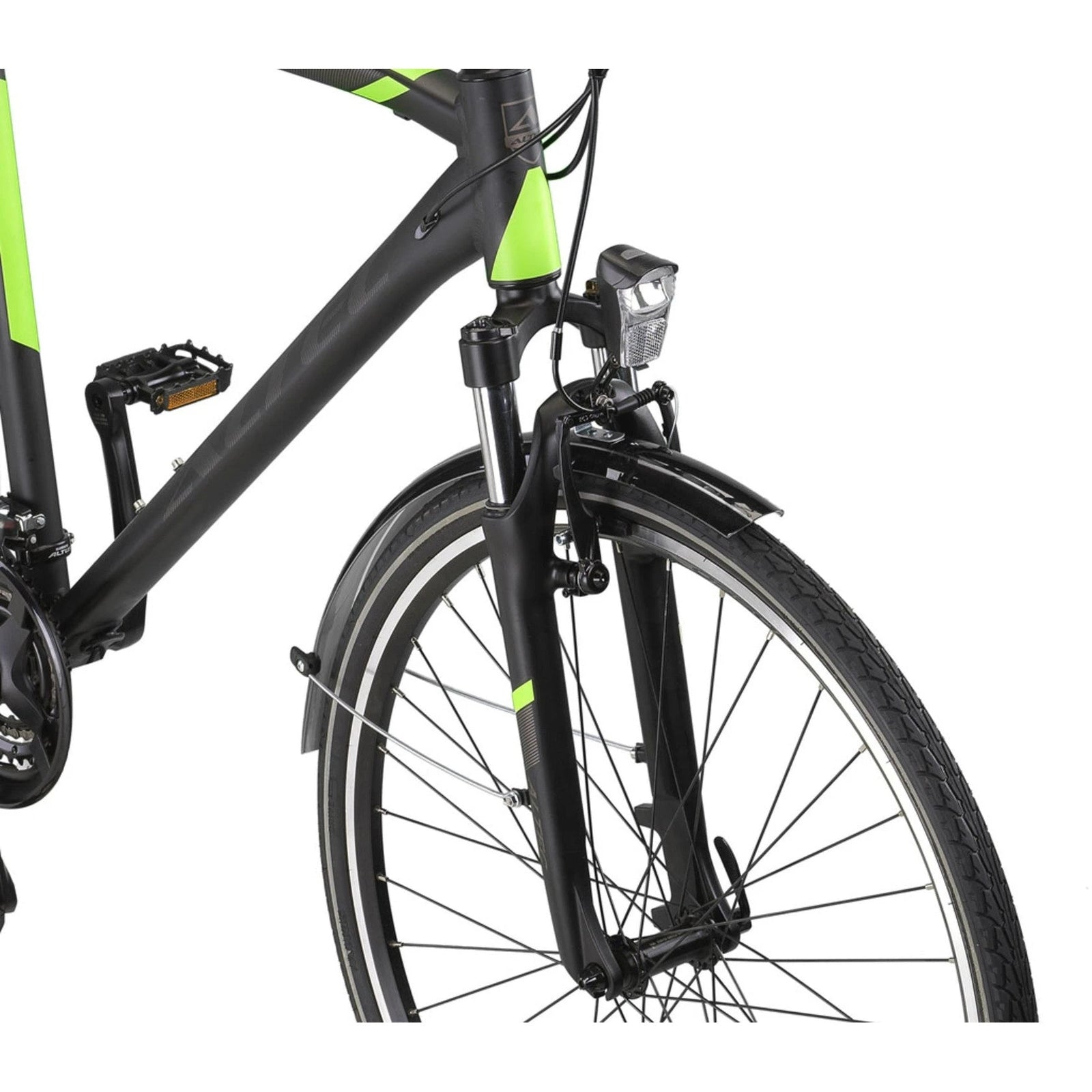 Altec Legarda (CT) MSM Trekking V-Brakes - Zwart-Lime - Herenfiets - AE-trading