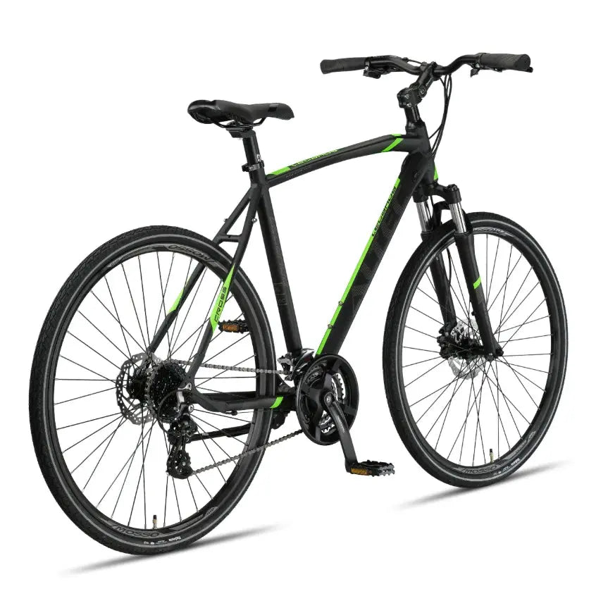 Altec Legarda Trekking MSM V-Brakes - Zwart/Lime - Herenfiets - AE-trading