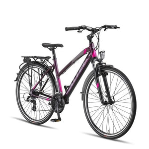 Altec Legarda (CT) – LSM 28 inch Damesfiets V-Brakes 24 Versnellingen – Purple/Pink - AE-trading