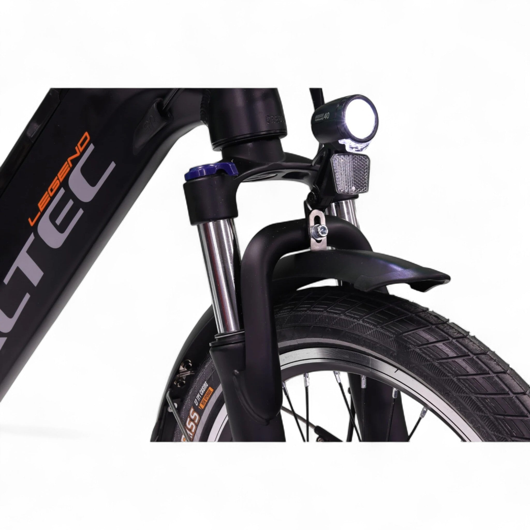 Altec Legend - Elektrische Vouwfiets - Mat Zwart - 20 inch - Accu 460Wh 36V, 12.8Ah - 250W Ananda Achterwielmotor - Shimano 7 Versnellingen