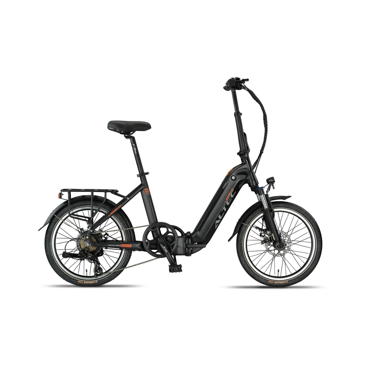 Altec Legend - Elektrische Vouwfiets - Mat Zwart - 20 inch - AE-trading