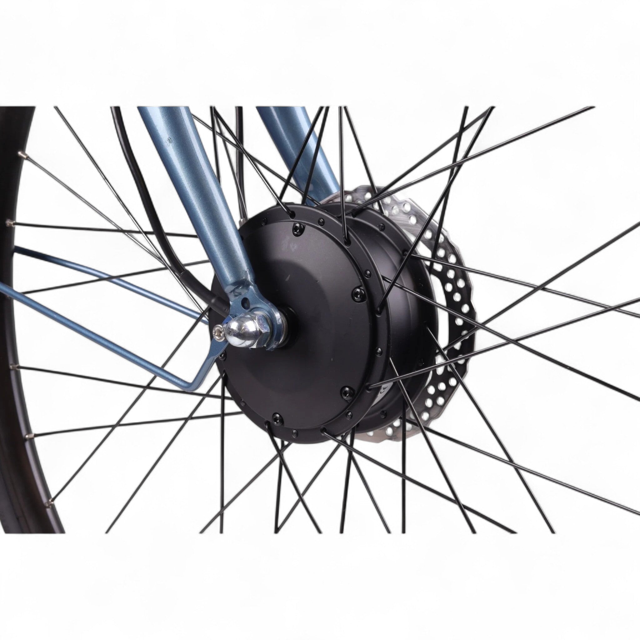 Altec Liberty - Elektrische Fiets - Glazuur Blauw - 28 inch - Accu 504Wh 36V, 14Ah - 250W 42Nm Voorwielmotor - Shimano Nexus 7 Versnellingen - Hydraulische Remmen