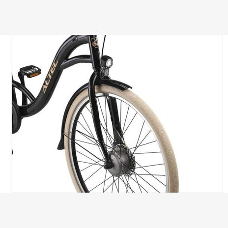 Altec Liberty Moederfiets Elektrische Fiets 28 inch – 50 cm – Voorwielmotor – 518Wh – Shimano Nexus 7 – Shiny Black