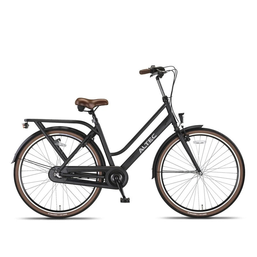 Altec Manta 28 Inch - Mat Zwart - Damesfiets - AE-trading
