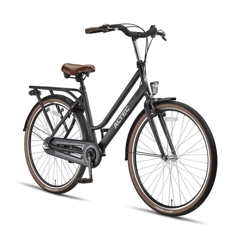 Altec Manta 28 Inch - Mat Zwart - Damesfiets - AE-trading