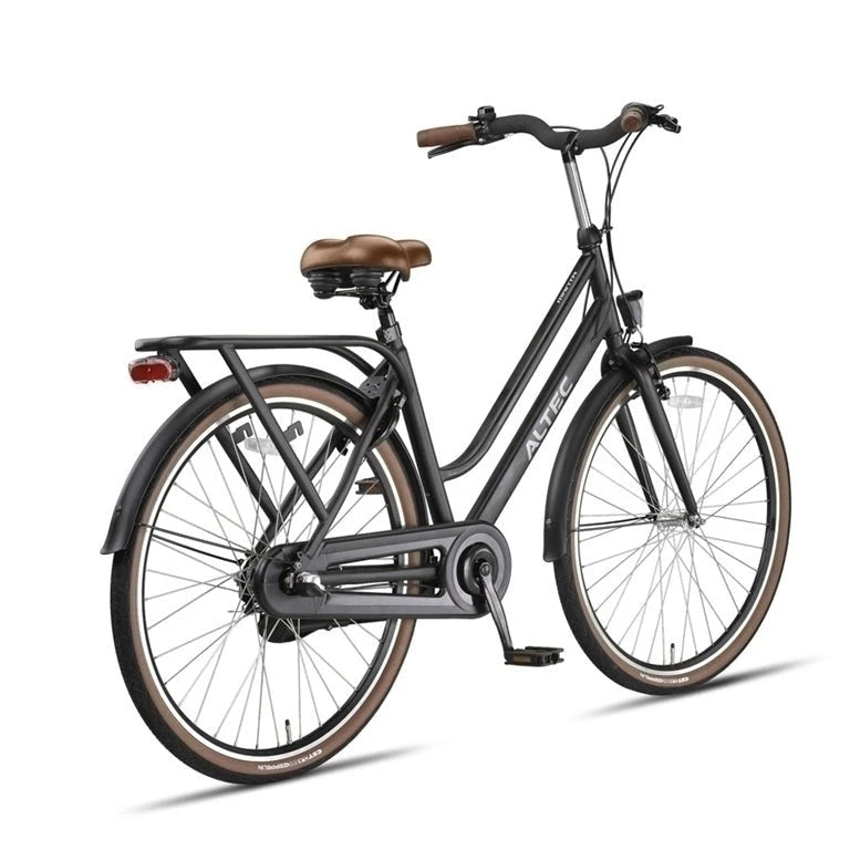 Altec Manta 28 Inch - Mat Zwart - Damesfiets - AE-trading