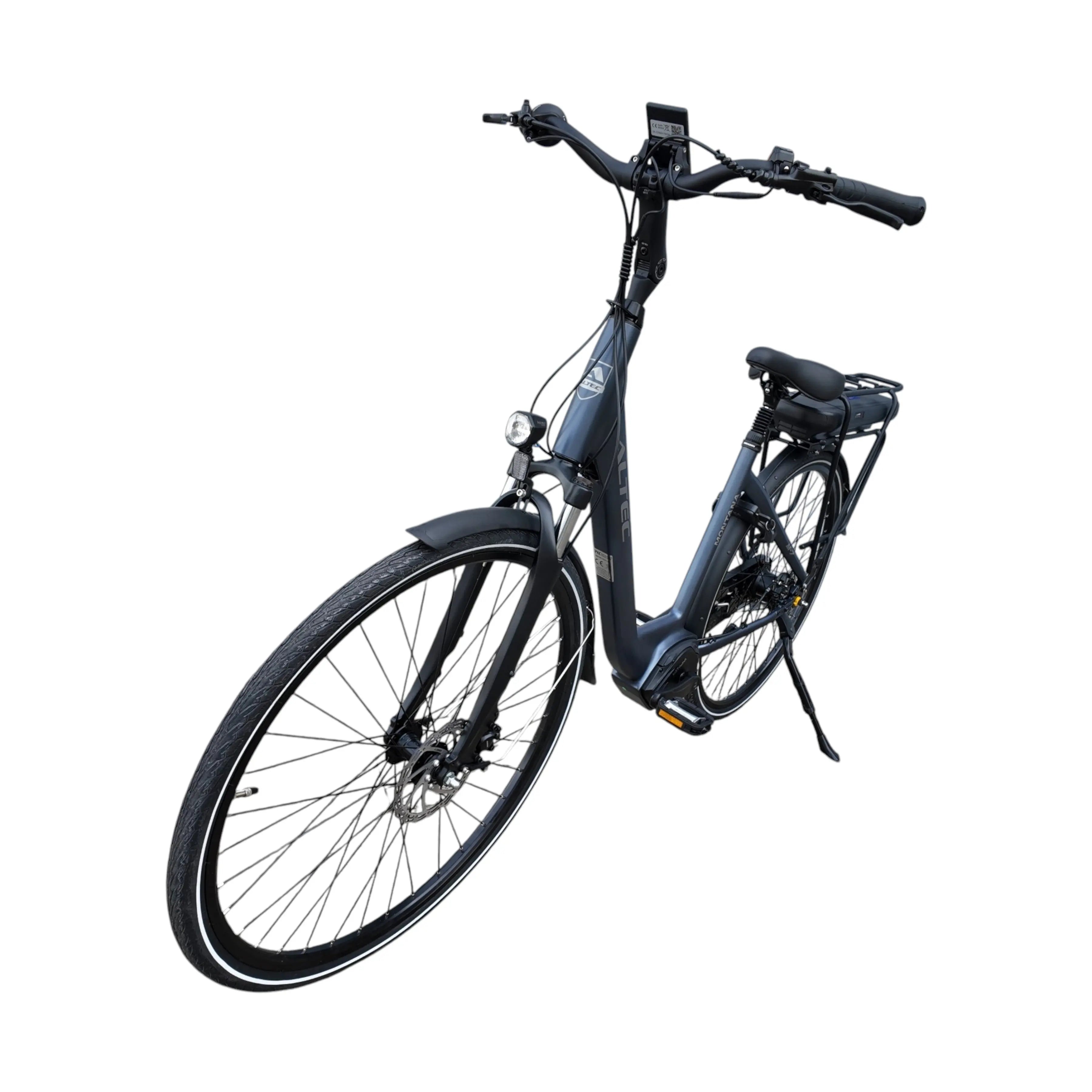 Altec Montana Next - Hydraulische Remmen - Elektrische Fiets - Mat Grijs - 28 inch - Accu 518Wh (37V, 14Ah) - 250W (65Nm) Middenmotor - Shimano Nexus 7 Versnellingen - AE-trading