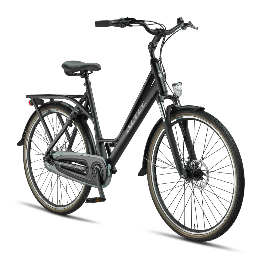 Altec Omega HYD N-7 28 Inch - Mat Zwart - 50cm - Damesfiets - AE-trading