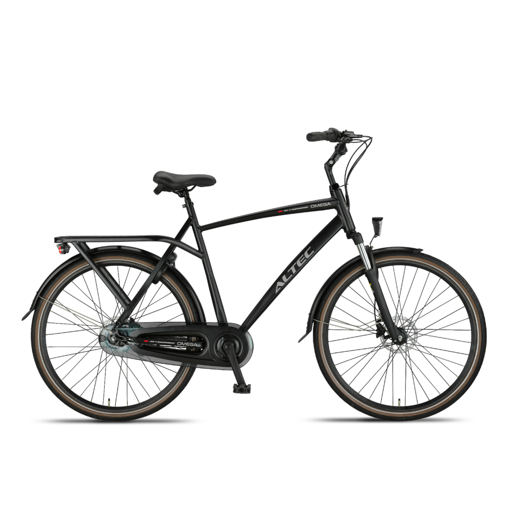 Altec Omega HYD N-7 - 55cm - Mat Zwart - Herenfiets - AE-trading
