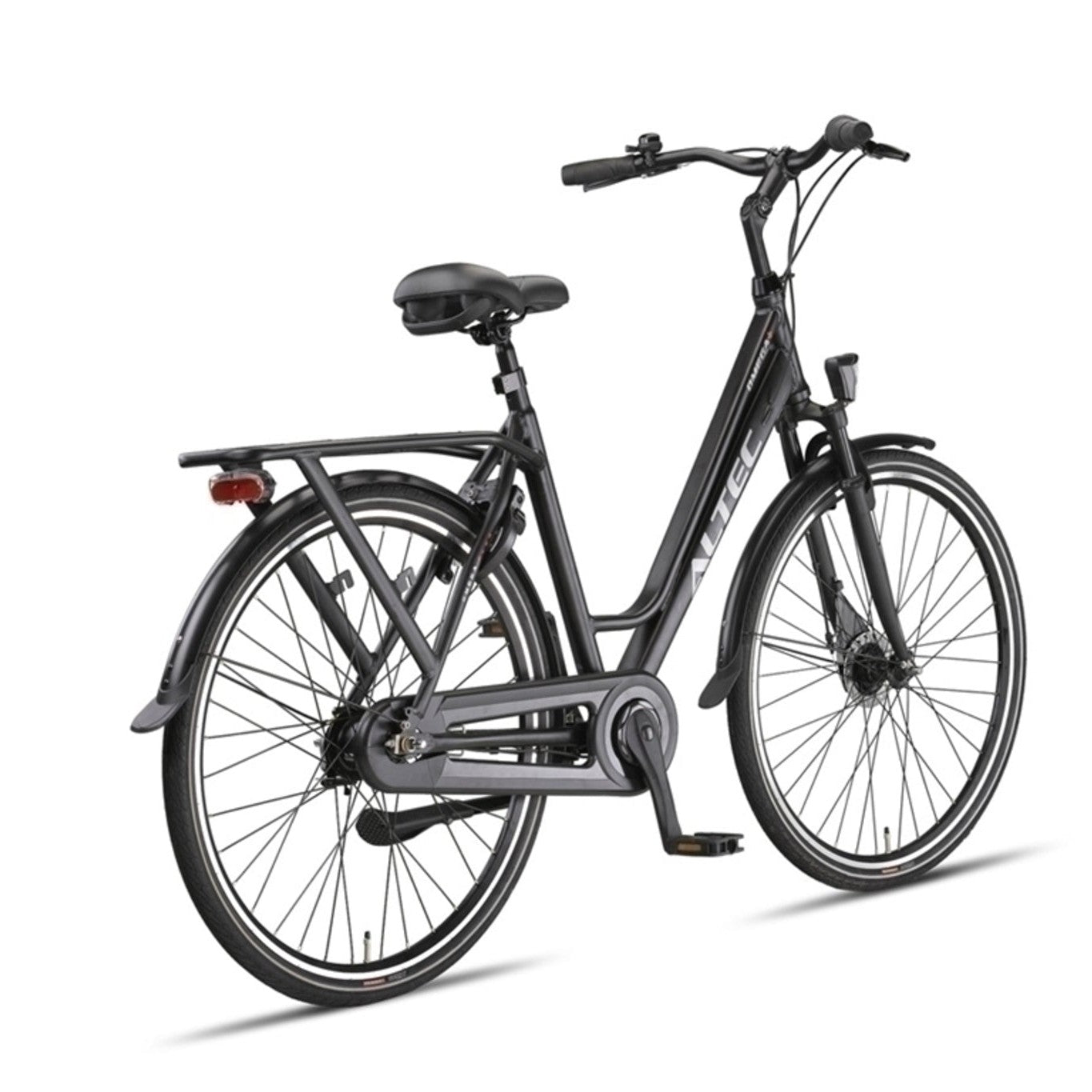 Altec Omega Plus 28 inch N-7 - Mat Zwart - 56cm - Damesfiets - AE-trading