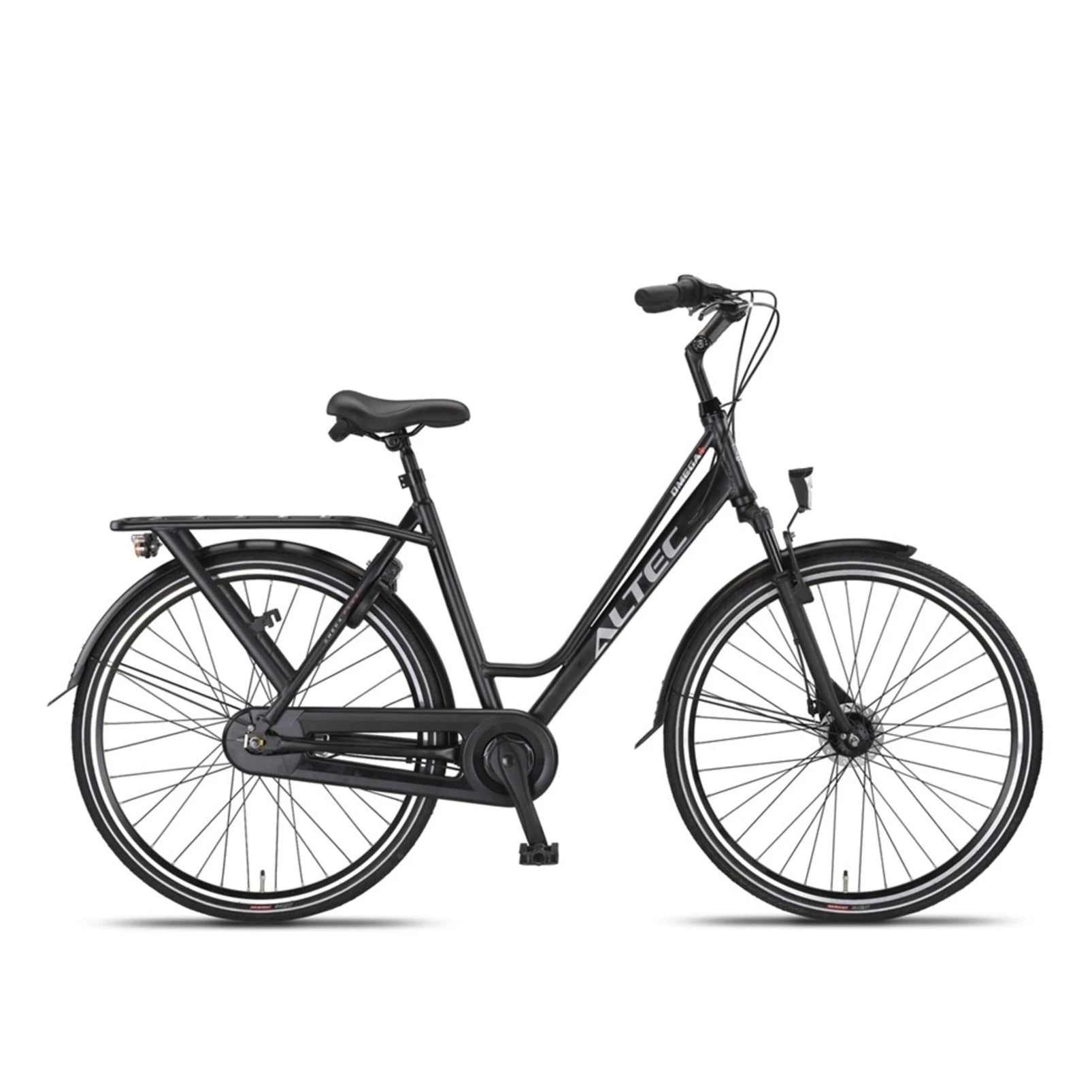 Altec Omega Plus 28 inch N-7 - Mat Zwart - 56cm - Damesfiets - AE-trading