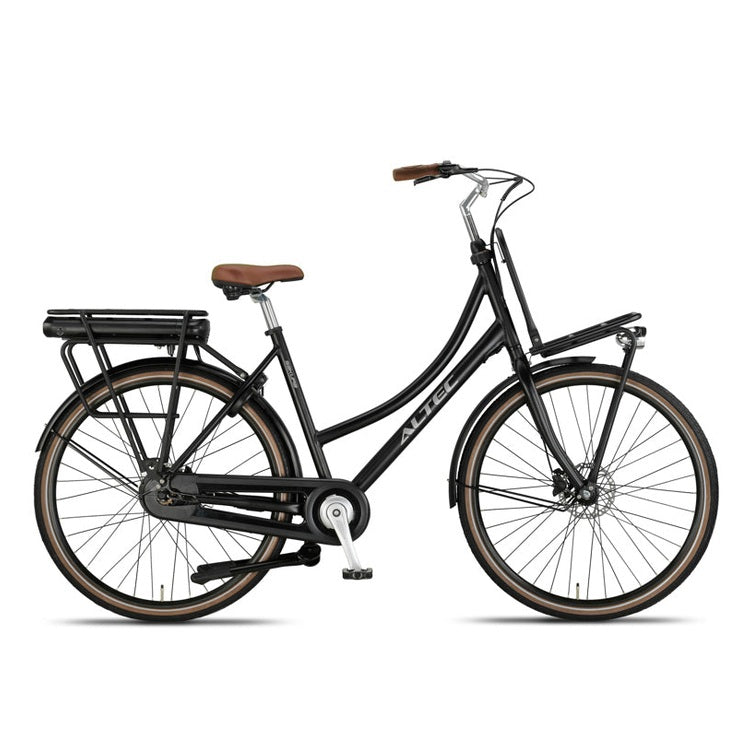 Altec Sakura Elektrische Fiets 28 inch – 53 cm – Achterwielmotor – 468Wh – Hydraulische Schijfremmen – Mat Zwart